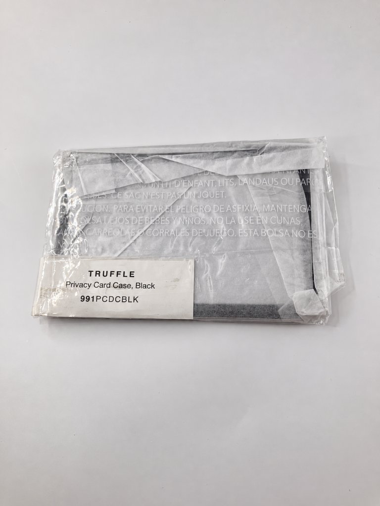 Truffle Clarity Privacy Card Case - Small Card Holder & Case - Black - New — image 2 of 5